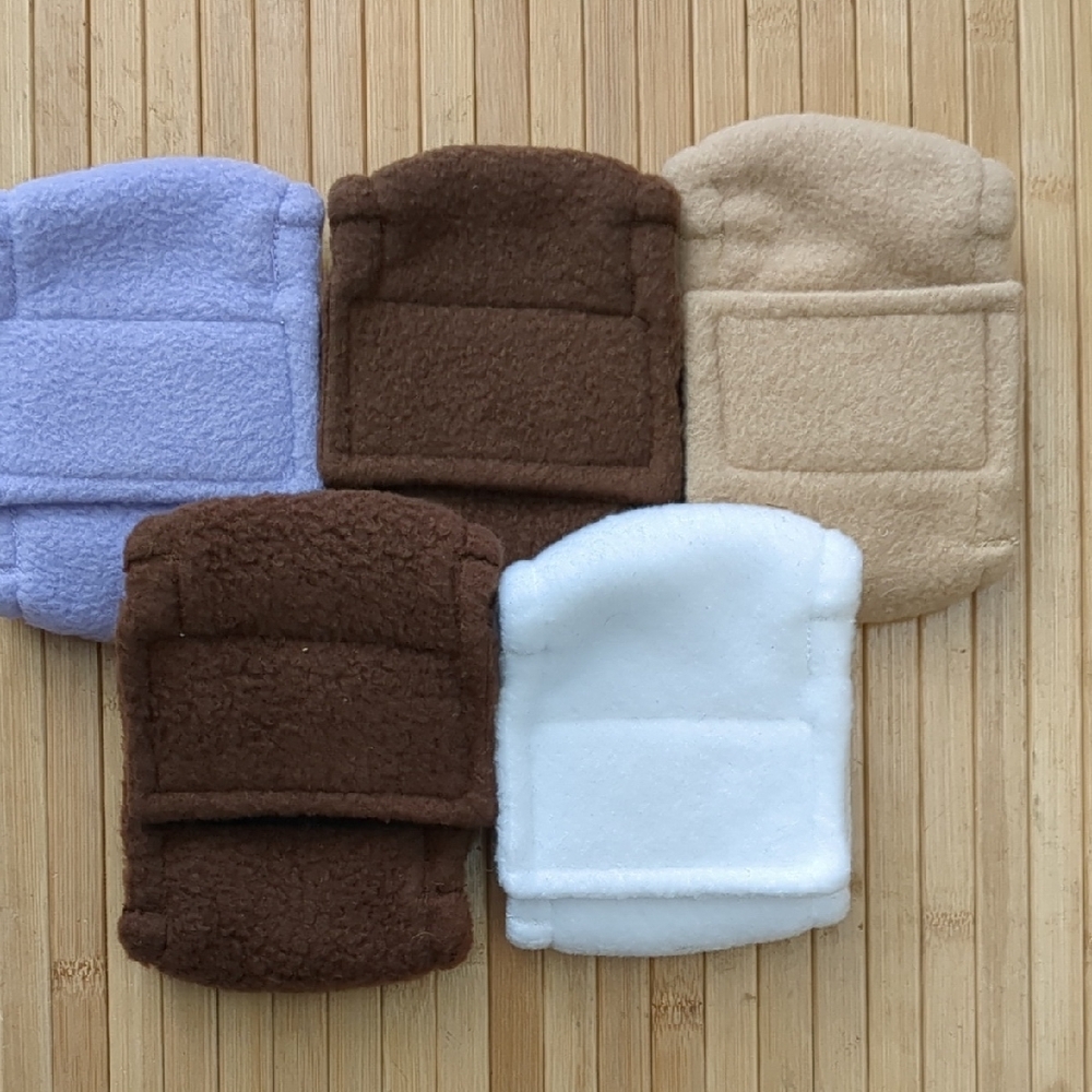 Male Dog Puppy Belly Bands Diapers, Set of 5, Super Soft Fleece, NEW, Size Small